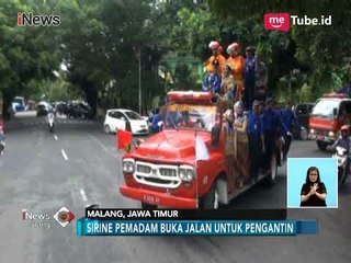 Uniknya Tradisi Pernikahan Anggota Damkar Kota Malang - iNews Siang 26/03