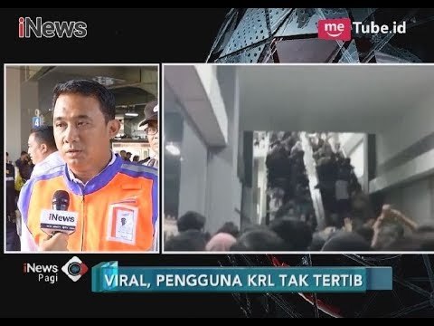 Penumpang Gunakan Eskalator Turun untuk Naik, Ini Tanggapan Kepala Stasiun Duri - iNews Pagi 29/03