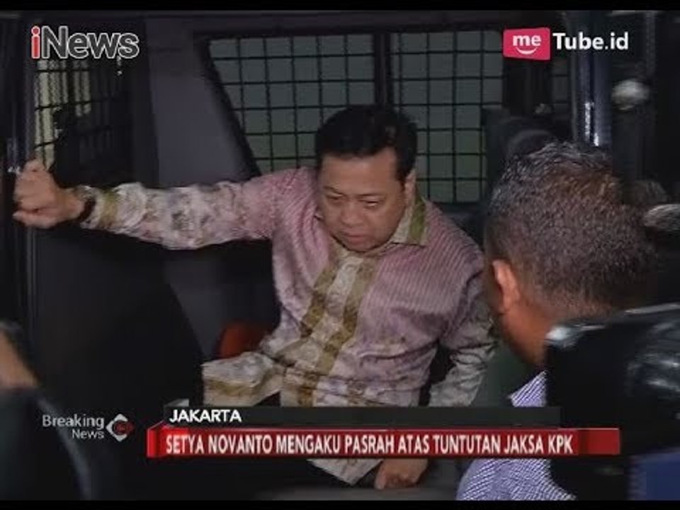 Pasca Pembacaan Fakta-fakta Korupsi, Setnov Percayakan Hasil kepada JPU - Breaking News 29/03