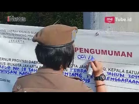 Puluhan Satpol PP Wanita Pasang Spanduk Penutupan Alexis - iNews Sore 29/03
