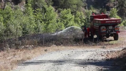 Suriye Sınırında Orman Yangını