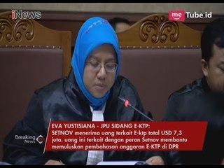 JPU Uraikan Fakta-Fakta dari Awal Hingga Akhir Kasus E-KTP - Breaking News 29/03