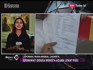 Diduga Menistakan Agama Melalui Puisi, Dua Orang Laporkan Sukmawati - iNews Sore 03/04