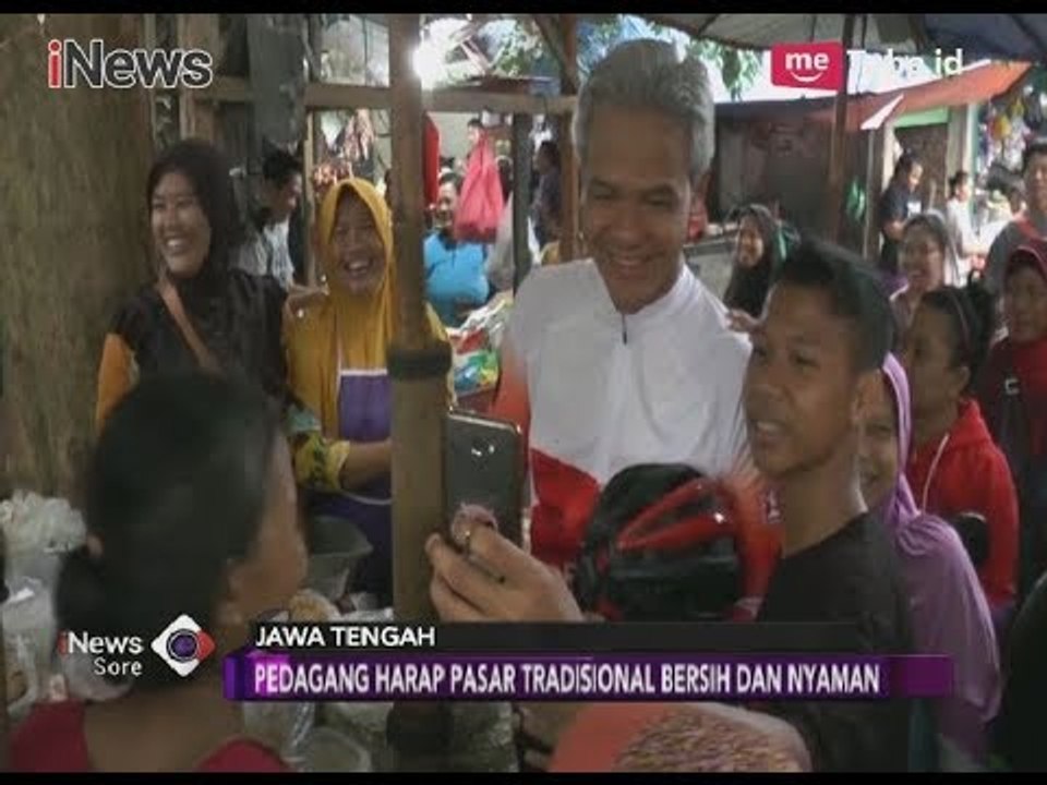 Ganjar Pranowo Ingin Menata Pasar Tradisional Menjadi Bersih & Nyaman - iNews Sore 04/04