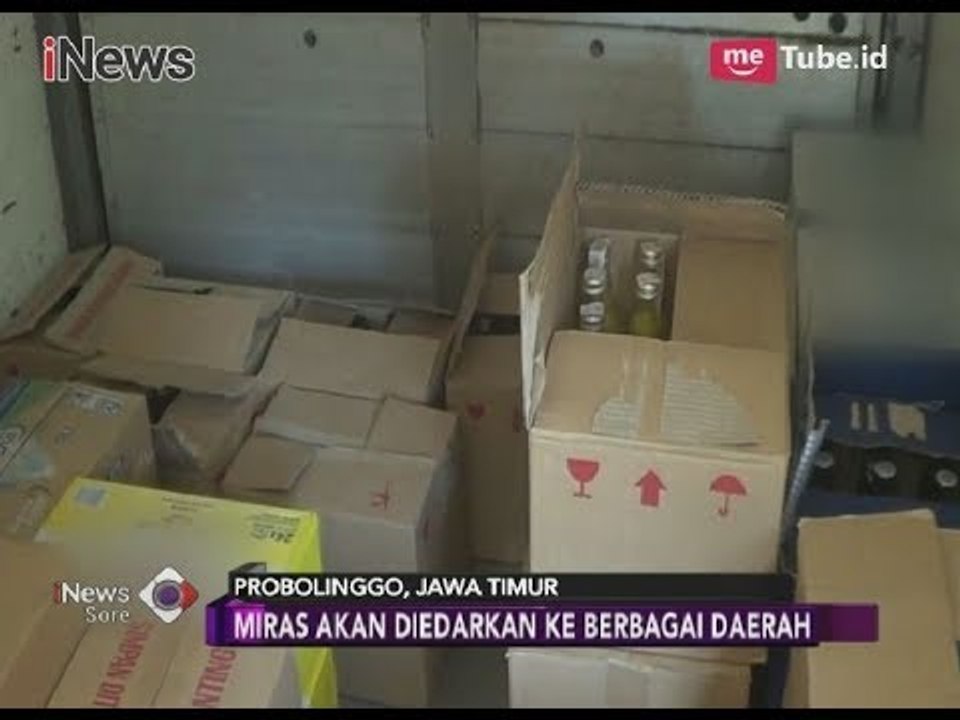 Marak Miras Oplosan, Satpol PP Kab. Probolinggo Gagalkan Pengiriman Ribuan Botol - iNews Sore 06/04