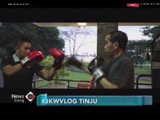 Keren!! Jokowi Buat 'Vlog' Tinju Lawan Ajudan - iNews Siang 06/04
