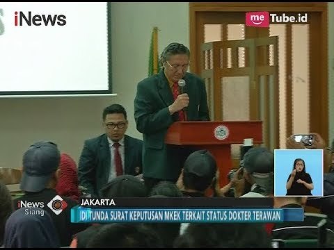 IDI Tunda Surat Keputusan MKEK Terkait Status Dokter Terawan - iNews Siang 09/04