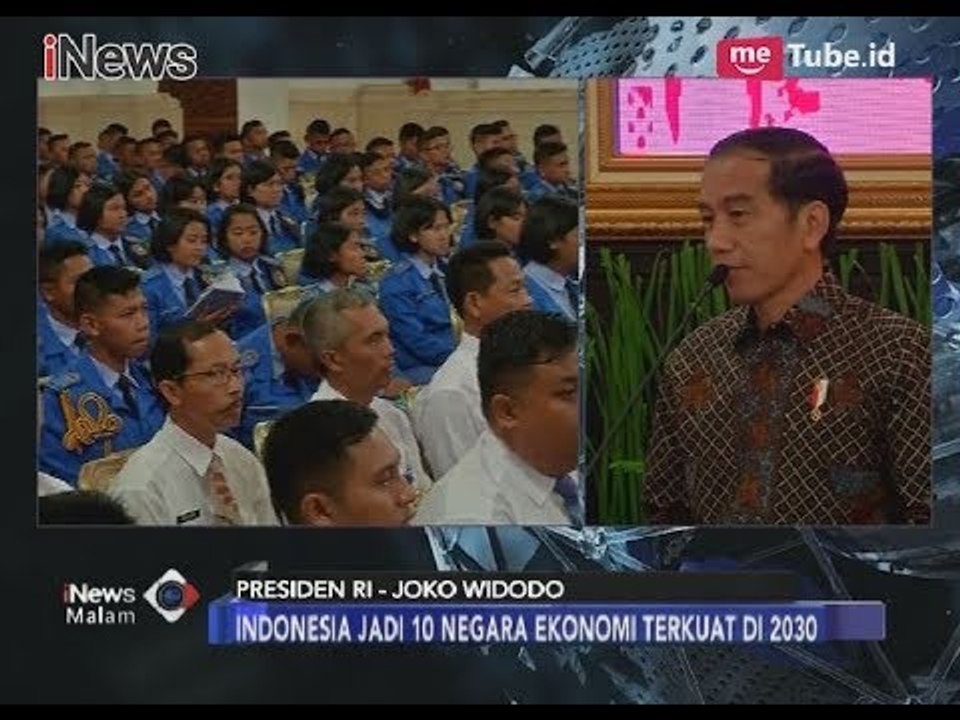 Jokowi Prediksi Indonesia Masuk 10 Besar Ekonomi Terkuat Dunia Tahun 2030 - iNews Malam 09/04