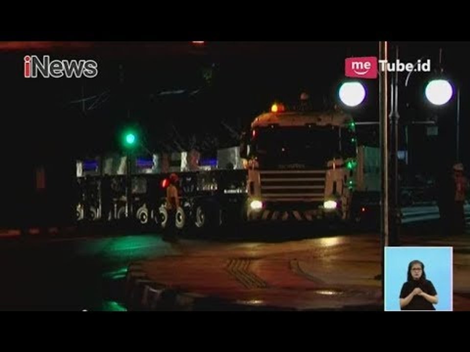 Tiga Gerbong MRT Kembali Tiba di Depo Stasiun Lebak Bulus - News Siang 10/04