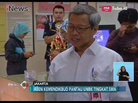 Pantau UNBK SMA, Dirjen Kemendikbud: Tak Ada yang Terpengaruh Kunci Jawaban - iNews Siang 09/04