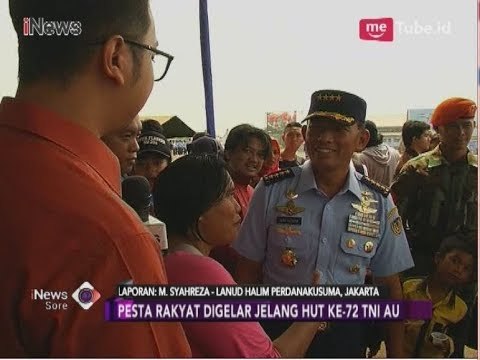 Melihat Kemeriahan di Gladi Bersih Upacara HUT ke-72 TNI AU di Lanud Halim - iNews Sore 07/04