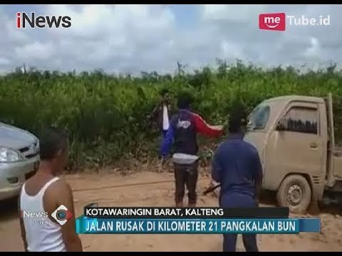 Jalan Semakin Rusak Setelah Diguyur Hujan, Mobil Harus Diderek Lewati Lumpur - iNews Pagi 10/04