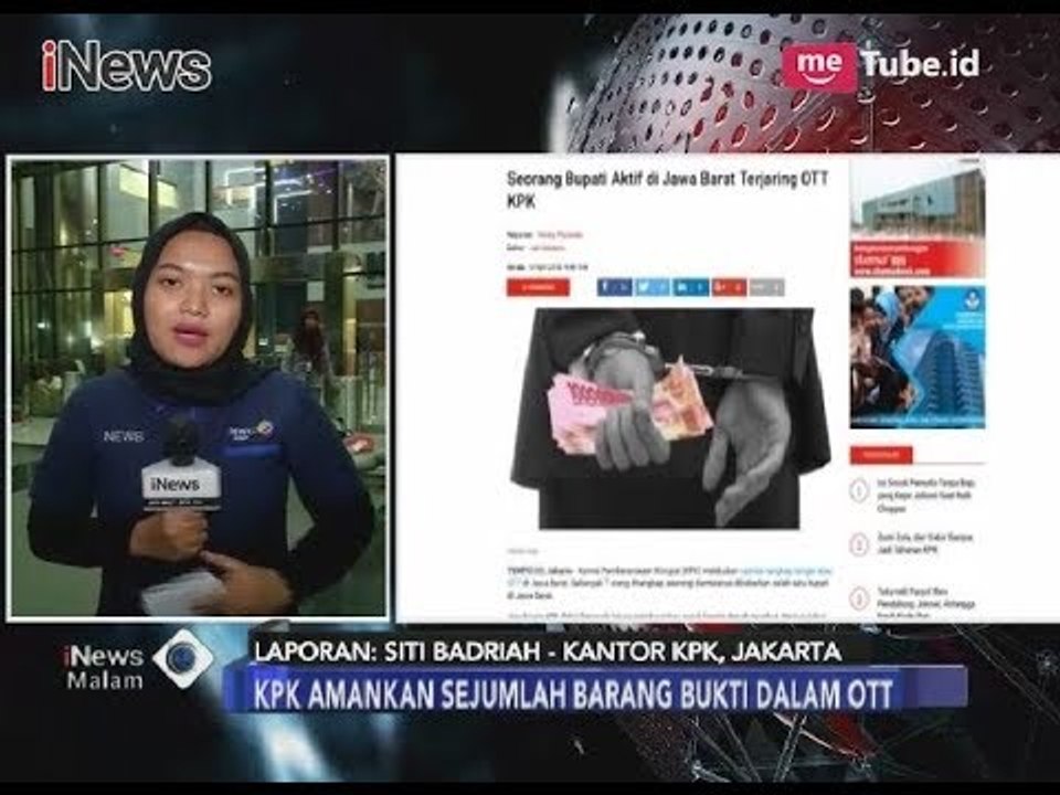 KPK Amankan Tujuh Orang yang Terjerat Kasus OTT di Kab. Bandung - iNews Malam 10/04