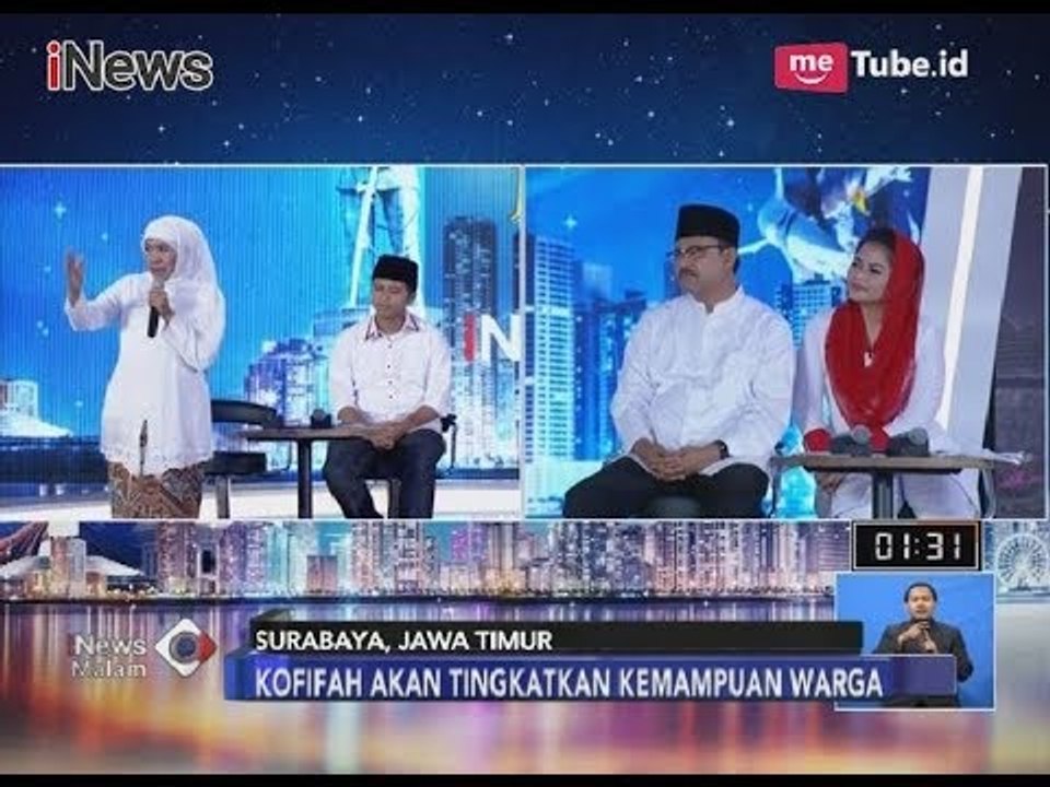 Beradu Visi dan Misi saat Debat Pilkada Jatim dengan Tema 'Kesejahteraan Rakyat'- iNews Malam 10/04