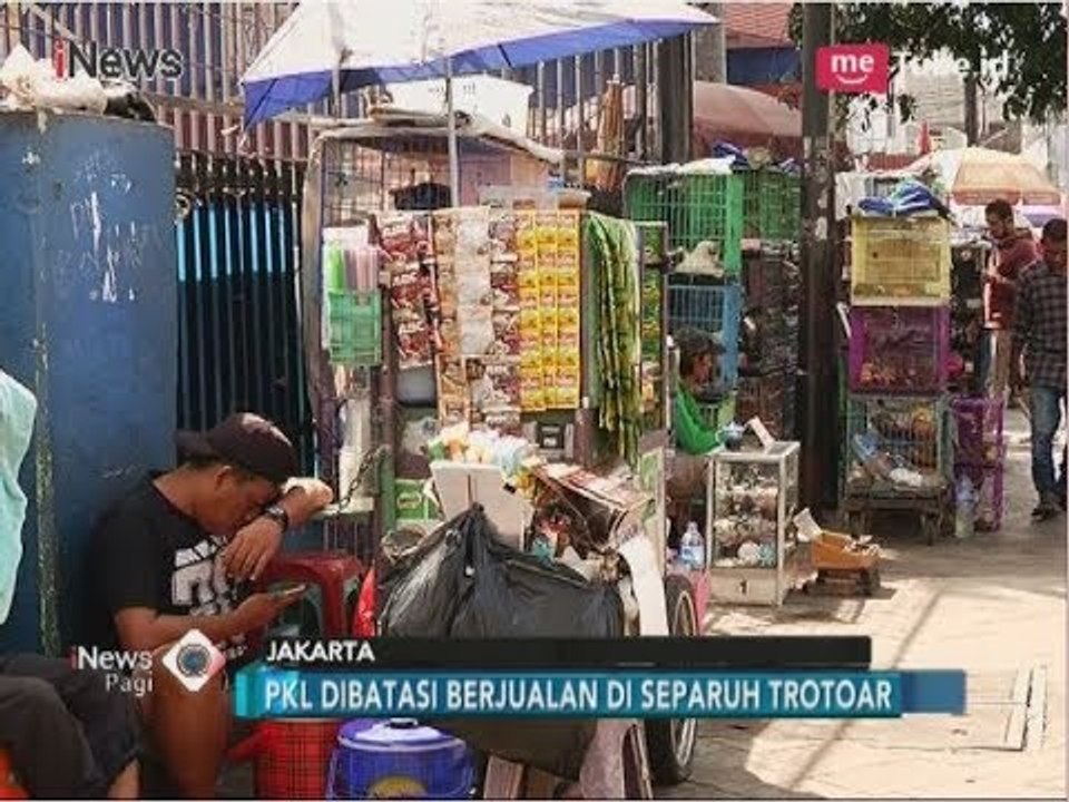 Pemprov DKI Masih Izinkan PKL Berjualan di Trotoar - iNews Pagi 06/04