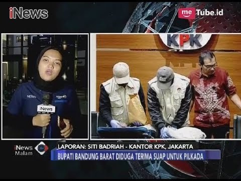 KPK Resmi Tetapkan Bupati Bandung Barat sebagai Tersangka Kasus Suap Pilkada - iNews Malam 11/04