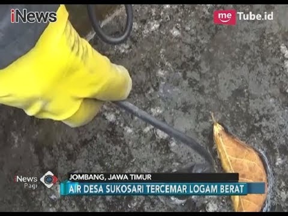 Berbahaya! Air Sungai & Sumur Desa Sukosari Tercemar Logam Berat Akibat Limbah B3 - iNews Pagi 12/04