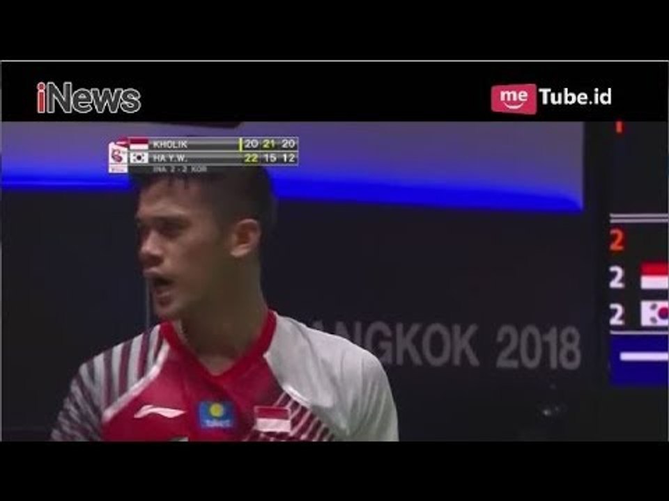 Piala Thomas 2018, Firman Abdul Kholik Bawa Indonesia Juara Grup B - iNews Malam 23/05