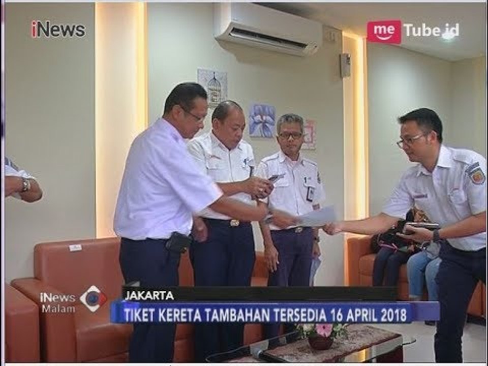 Catat!! Mulai Senin, KAI Jual 23.762 Tiket Tambahan Lebaran - iNews Malam 13/04
