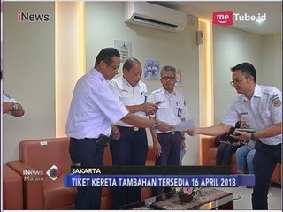 Download Video: Catat!! Mulai Senin, KAI Jual 23.762 Tiket Tambahan Lebaran - iNews Malam 13/04