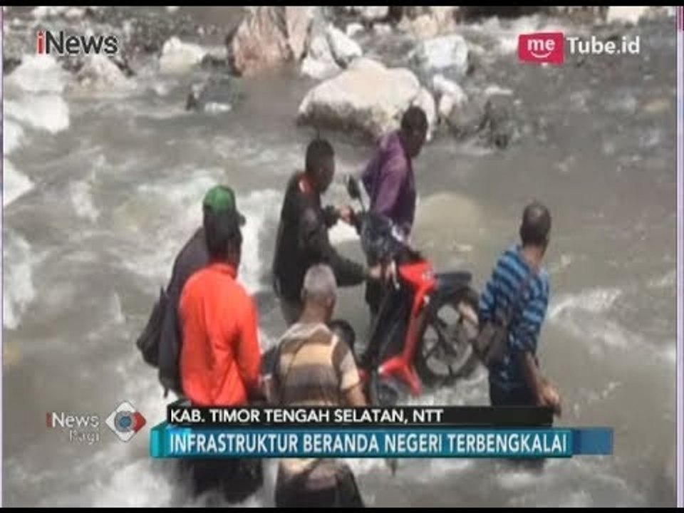 Begini Hancurnya Jalan Perbatasan NTT-Timor Leste di Kaki Gunung Mutis - iNews Pagi 13/04