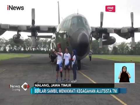 Serunya Berlari Bareng Alusista di Marathon Air Force Run Malang - iNews Siang 16/04