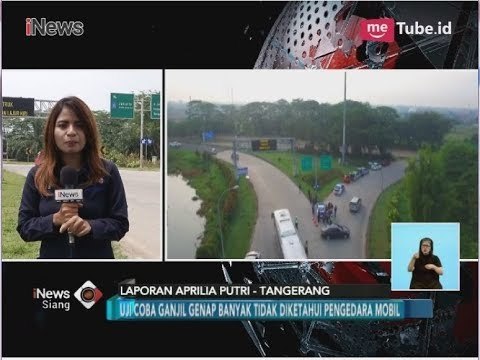 Uji Coba Ganjil Genap di Tol Tangerang, Banyak Pengendara Tak Tahu - iNews Siang 16/04