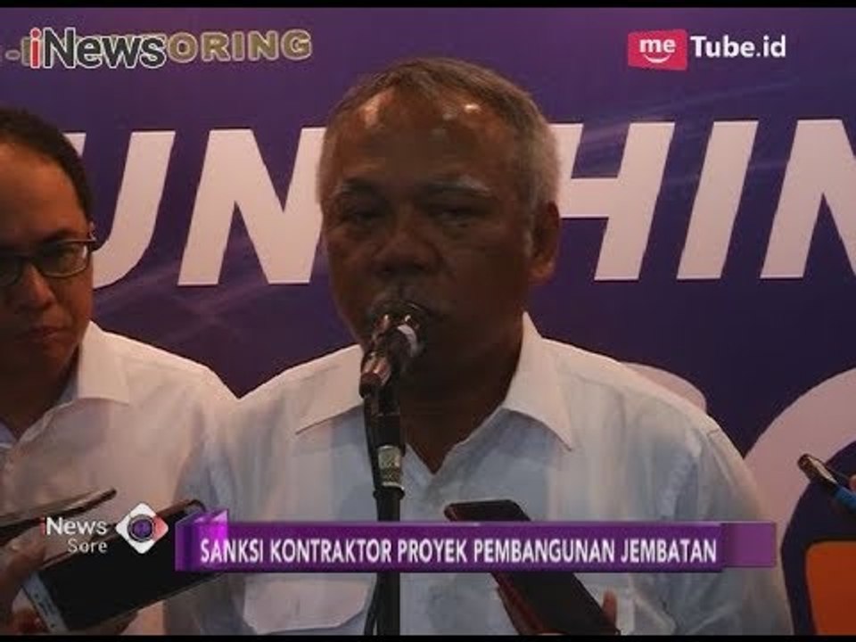 Menteri PUPR akan Beri Sanksi Tegas untuk Kontraktor Proyek Jalan Tol Manado - iNews Sore 18/04