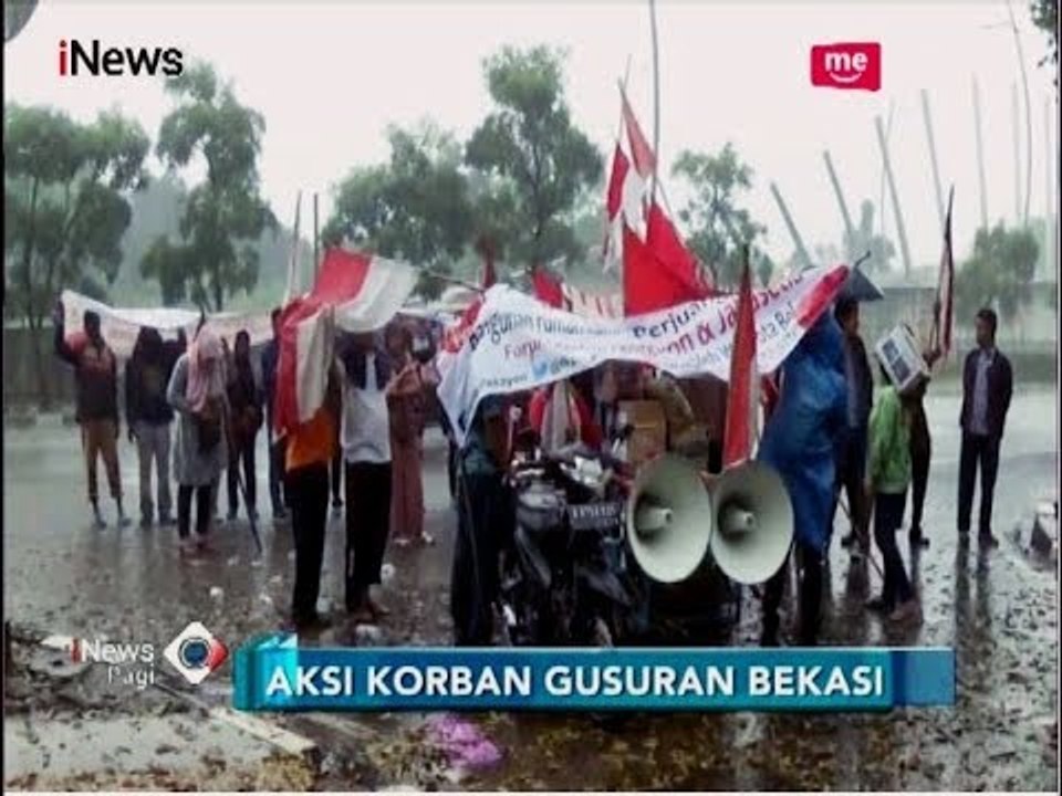 Geruduk Pemkot Bekasi, Korban Penggusuran Pekayon Tuntut Ganti Rugi - iNews Pagi 19/04