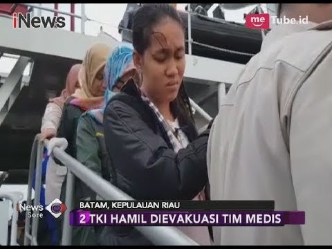Terombang-ambing di Laut, Dua TKI Hamil Dievakuasi Tim Medis - iNews Sore 19/04