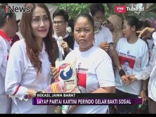 Download Video: Sayap Kartini Perindo Gelar Senam Massal dan Bakti Sosial di Bekasi - iNews Sore 19/04