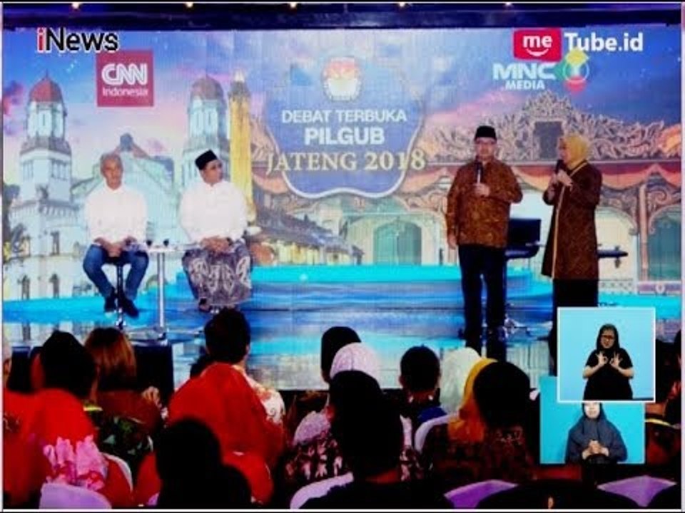Cuplikan Debat I Pilgub Jateng: Fokus Mengurangi Kemiskinan - iNews Siang 21/04