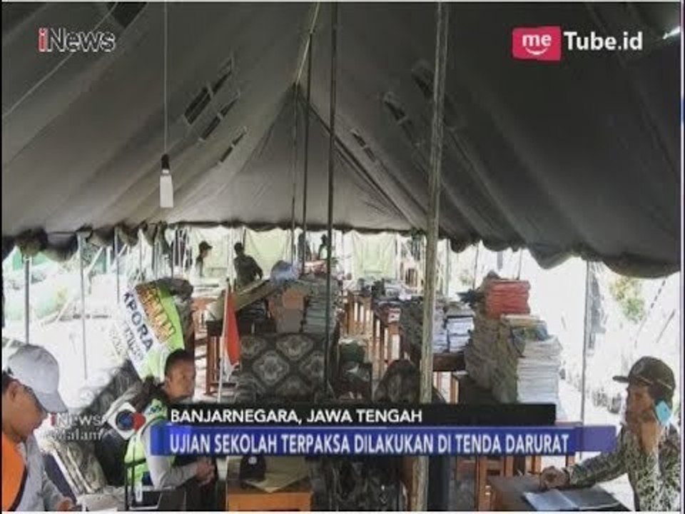 Sekolah Rusak karena Gempa Banjarnegara, Tenda Didirikan Untuk UN - iNews Malam 21/04