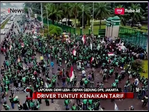 Aksi Demo Ribuan Ojol di Depan Gedung DPR - Special Report 23/04