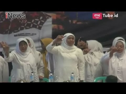 Khofifah Indar Parawansa Gencar Raih Suara Dikalangan Seniman Dan Kia'i - iNews Pagi 23/04