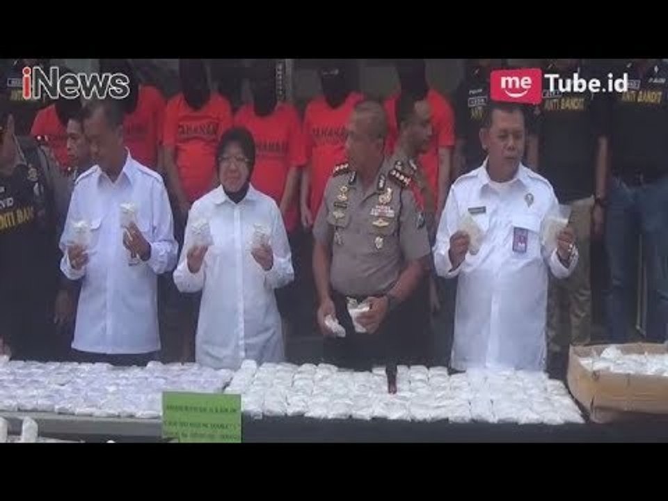 Polresta Surabaya Sukses Sita 5 Juta Pil Koplo Double L & Amankan Enam Tersangka - iNews Pagi 24/04