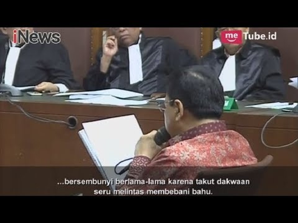 Pasca Bacakan Nota Pembelaan, Setya Novanto Minta Izin untuk Baca Puisi - Breaking News 24/04