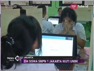 Komputer Terbatas, Siswi di SMPN 1 Jakarta UNBK Pakai Laptop Orang Tua - iNews Sore 23/04