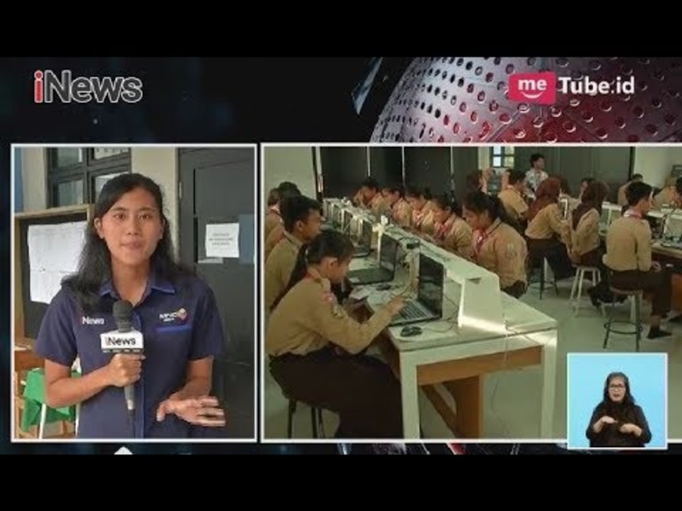 214 Pelajar SMPN 8 Jakarta Ikuti UNBK, 1 Orang Siswa ABK Lakukan UNKP - iNews Siang 25/04