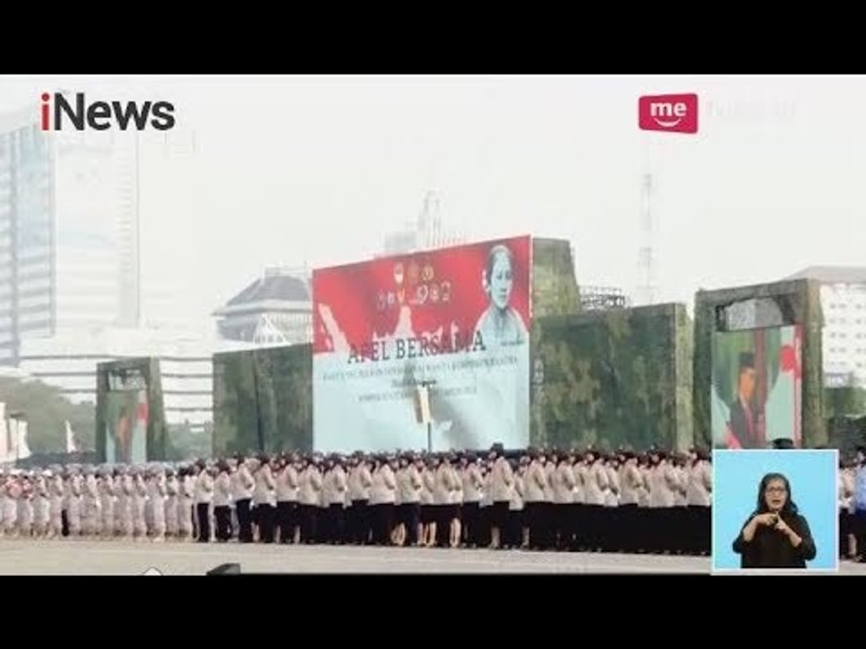 10 Ribu Peserta Ikuti Apel Gabungan Peringatan Hari Kartini di Monas - iNews Siang 25/04