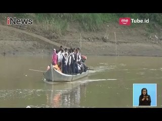 Perjuangan Pelajar SMP di Bojonegoro Berangkat Sekolah dengan Perahu - iNews Siang 26/04