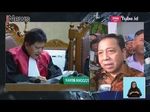 Divonis 15 Tahun Penjara, Setnov Hormati Keputusan Hakim - iNews Siang 25/04