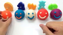 Learn Colors With Play Doh for Children and Toddlers - Smile Colours for kids