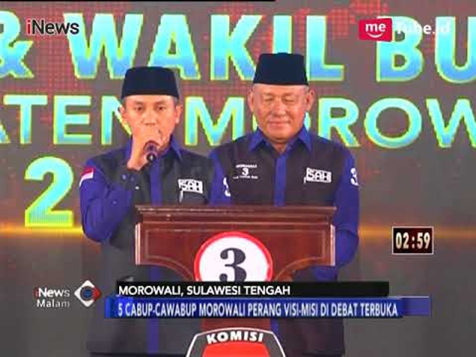 [Perang Visi-Misi] Debat Terbuka II Pilkada Morowali - iNews Malam 27/04