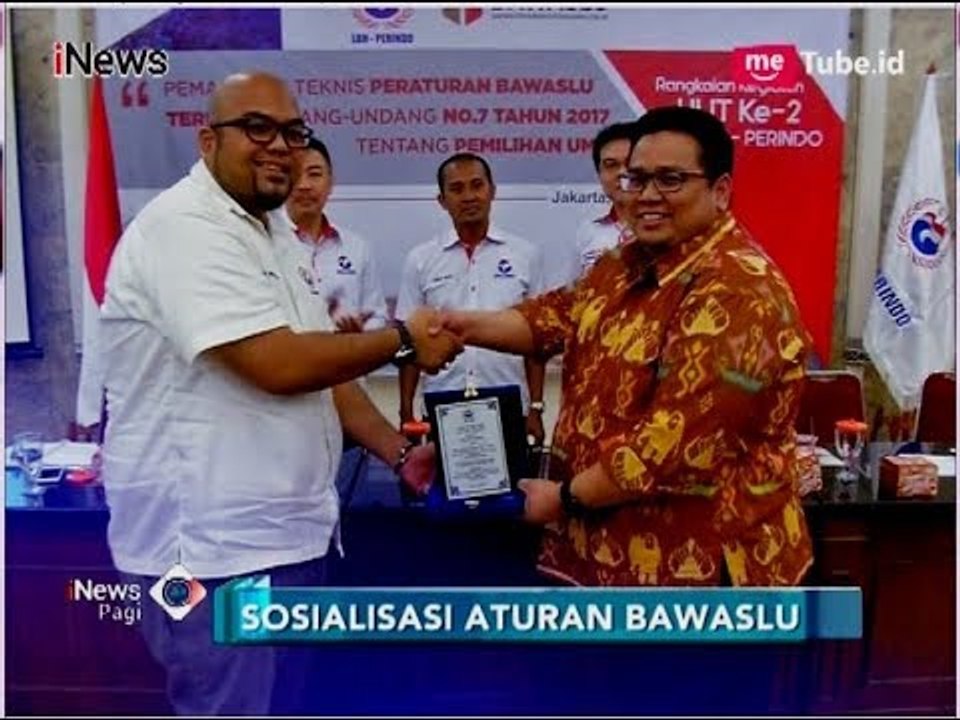 LBH Perindo Undang Bawaslu untuk Sosialisasi Peraturan Pemilu - iNews Pagi 04/05