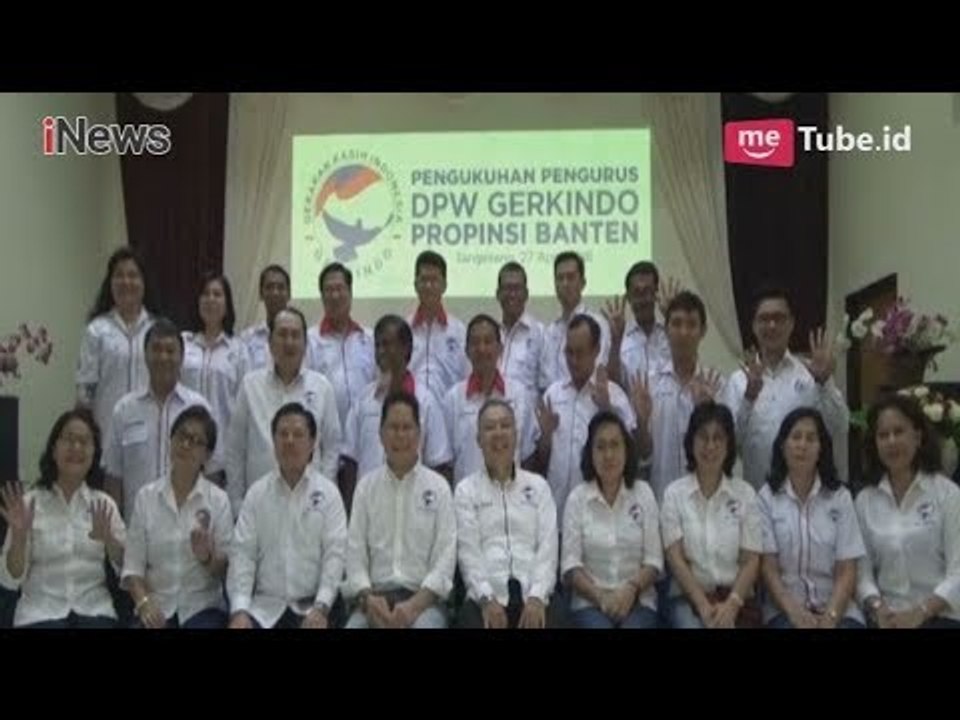 GERKINDO Kukuhan 30 Kader Jadi Pengurus Baru DPW Provinsi Banten - iNews Sore 03/05