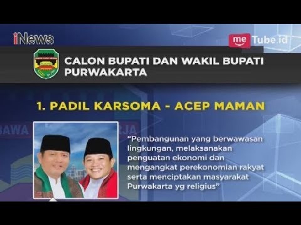 Menghadapi Debat Publik, Ini Visi & Misi Tiga Paslon Cabup-Cawabup Purwakarta - iNews Sore 03/05
