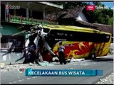 Sopir Ngantuk, Bus Rombongan Pelajar Tabrak Toko Kelontong di Gunung Kidul - iNews Pagi 06/05