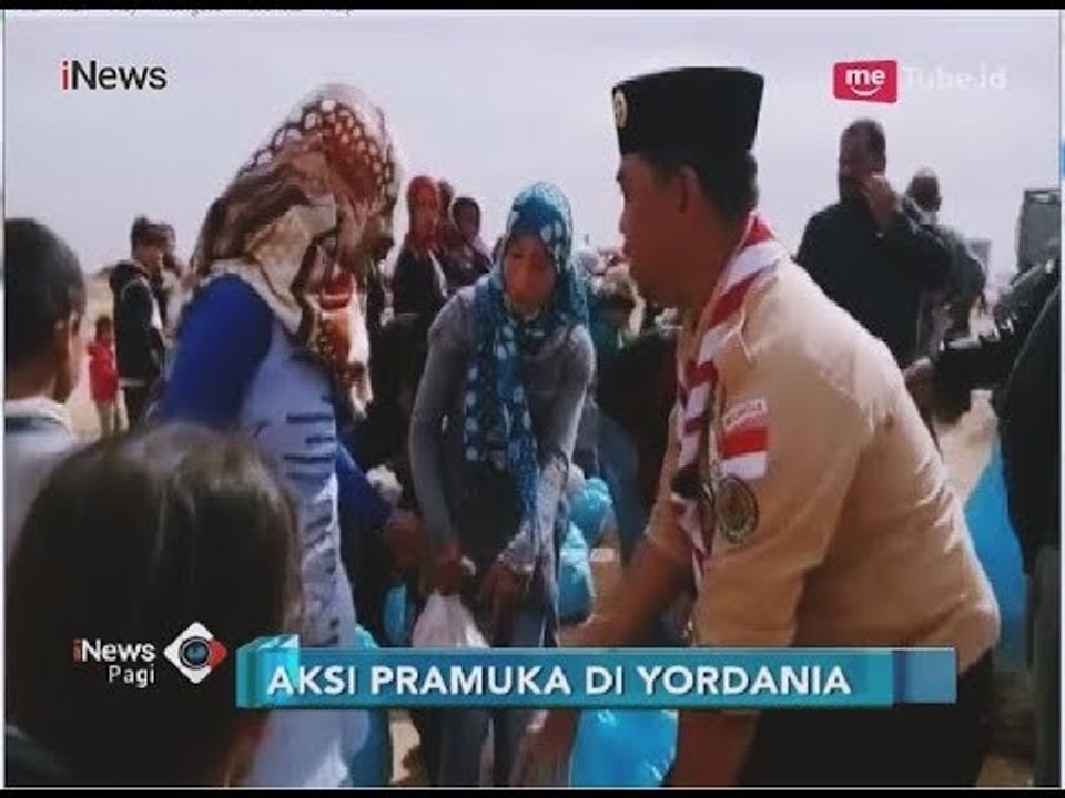 Pramuka Indonesia Salurkan Bantuan untuk Pengungsi Palestina di Yordania - iNews Pagi 03/05