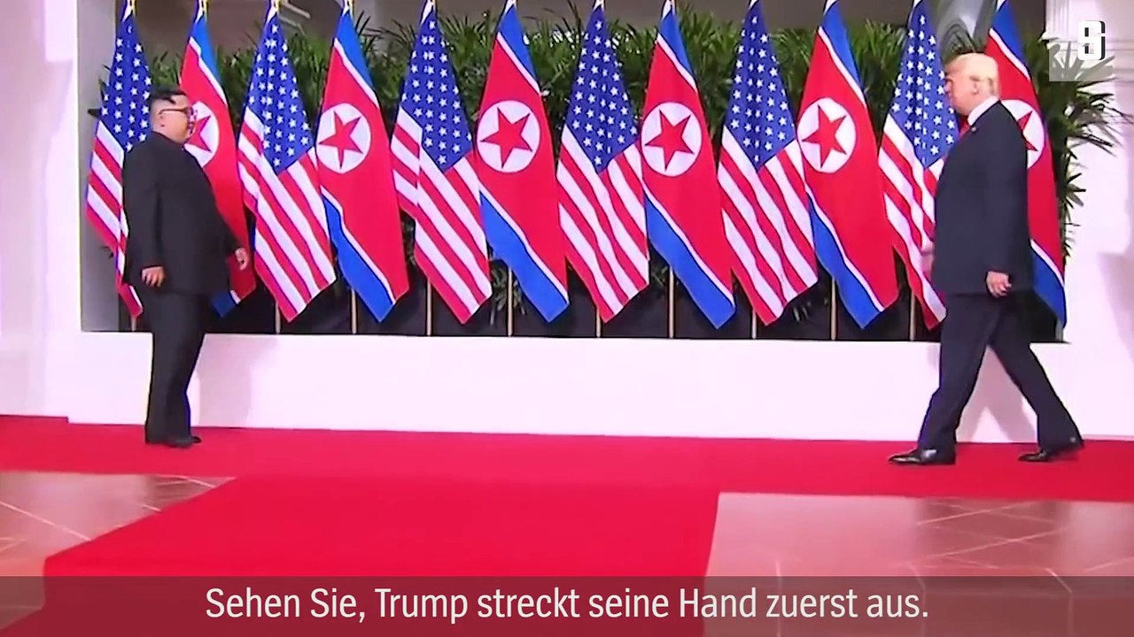 Körpersprache Analyse Trump will dominieren Kim bewundert